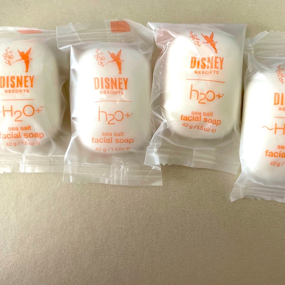 Disney Soap Disney resorts H2O+  sea salt facial soap new set of 4 (42 g/1.5 oz)